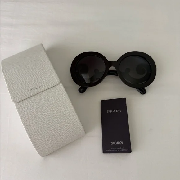 Prada | Accessories | Prada Black Sunglasses Modern Designer  display picture 1